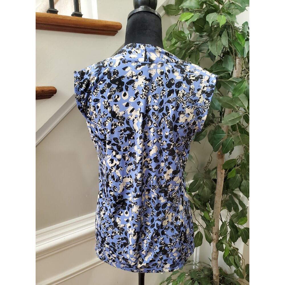Dana Buchman Womens Purple Polyester Sleeveless V-Neck Top Blouse Size Small - Picture 6 of 11